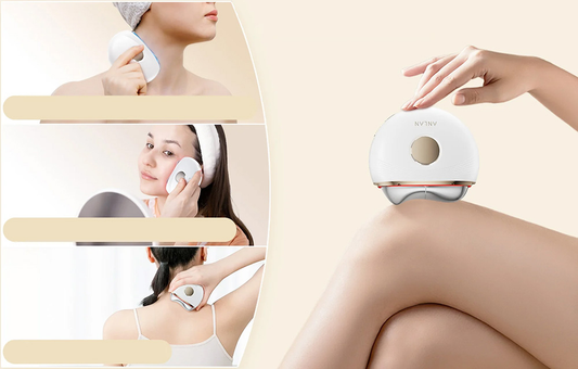ANLAN Gua Sha Électrique LED Chaleur Vibrations - My Korean Beauty