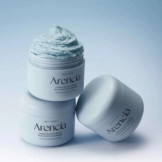 Arencia Fresh Blue Hyssop Rice Mochi Cleanser My Korean BeautyKorean skincare Glow up
