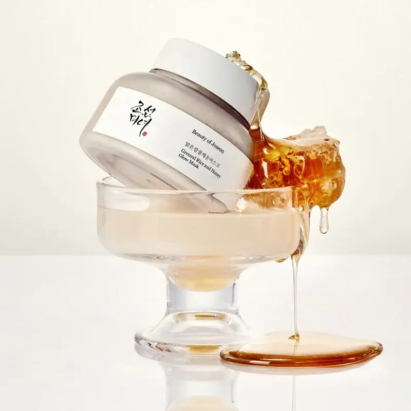 Masque éclat au riz moulu et au miel - Korean Beauty & Healthy