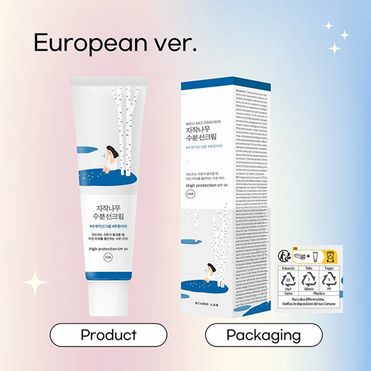 ROUND LAB Birch Juice Moisturizing Sun Cream SPF50+ PA++++ My Korean BeautyKorean skincare Glow up