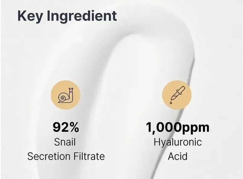 Crème Coréénne tout-en-un - Sécrétion d'escargot 92% - Korean Beauty & Healthy