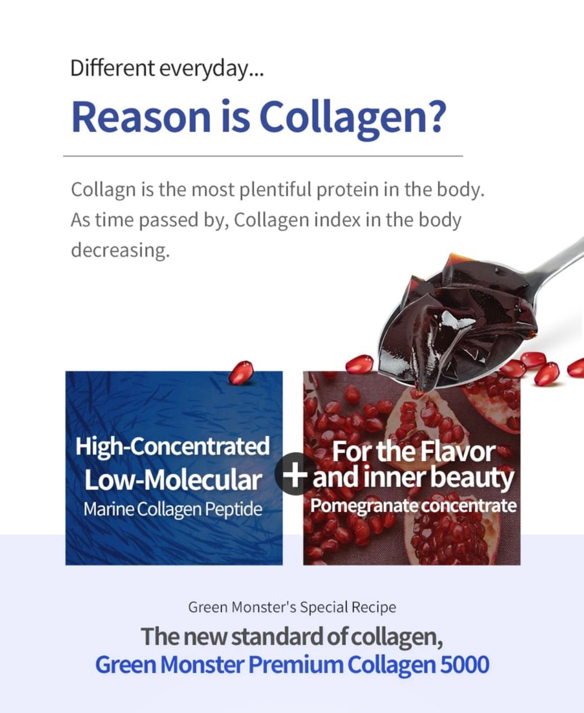 GREEN MONSTER - Premium Collagen 5000