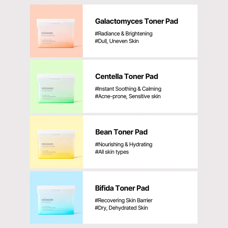 MIXSOON Tampon tonique Galactomyces Korean Beauty & Healthy LTDKorean skincare Glow up