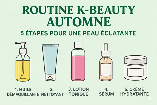 Routine K-Beauty Automne : 5 Étapes pour une Peau Éclatante