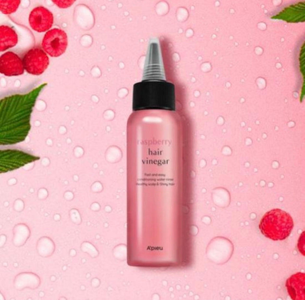 A'PIEU Vinaigre capillaire à la framboise - My Korean Beauty