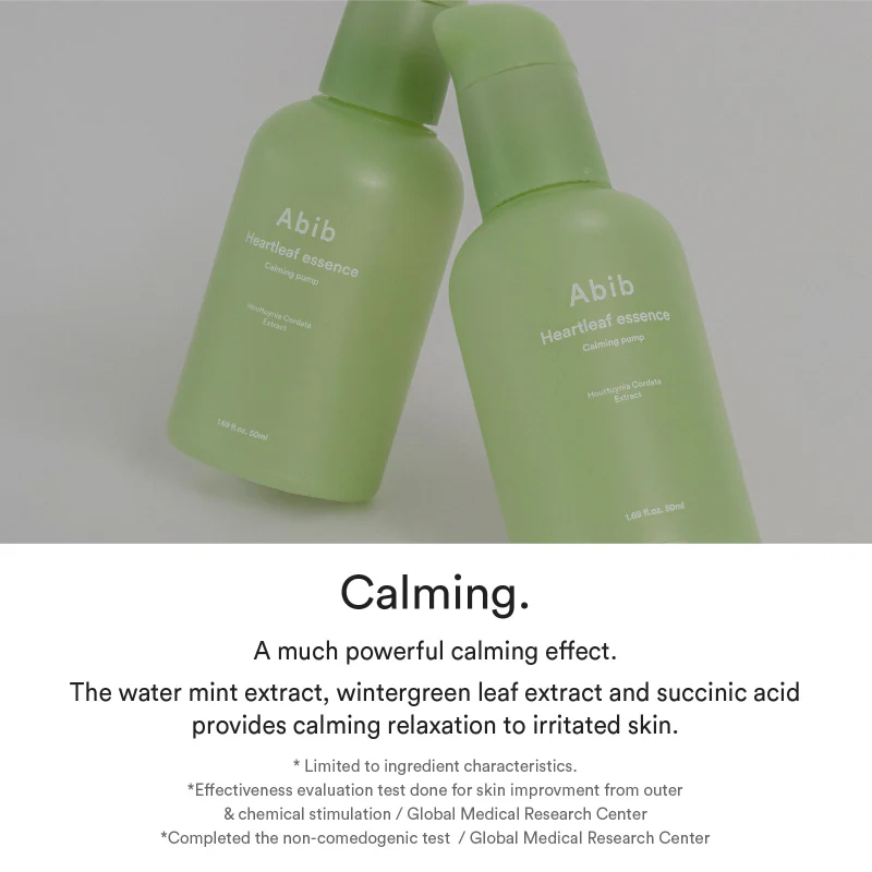 Abib Essence de Heartleaf Pompe apaisante 50ml Korean Beauty & Healthy LTDKorean skincare Glow up