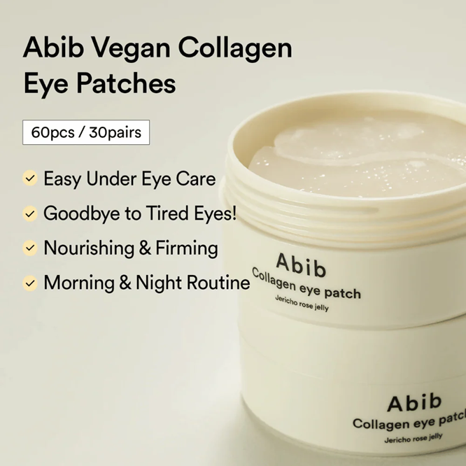 Abib Collagen Eye Patch Jericho Rose Jelly - My Korean Beauty 
