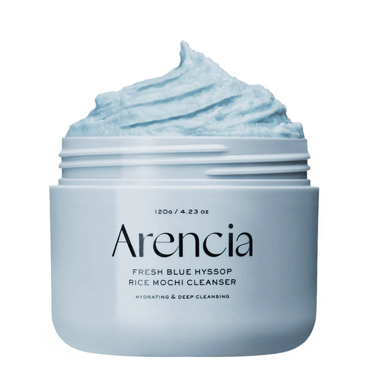 Arencia Fresh Blue Hyssop Rice Mochi Cleanser My Korean BeautyKorean skincare Glow up