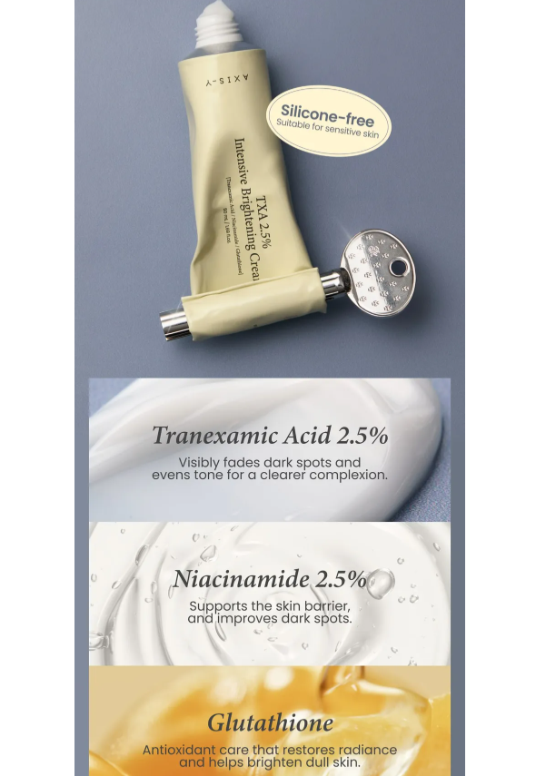 Axis-Y Crème éclaircissante intensive à 2,5 % de TXA