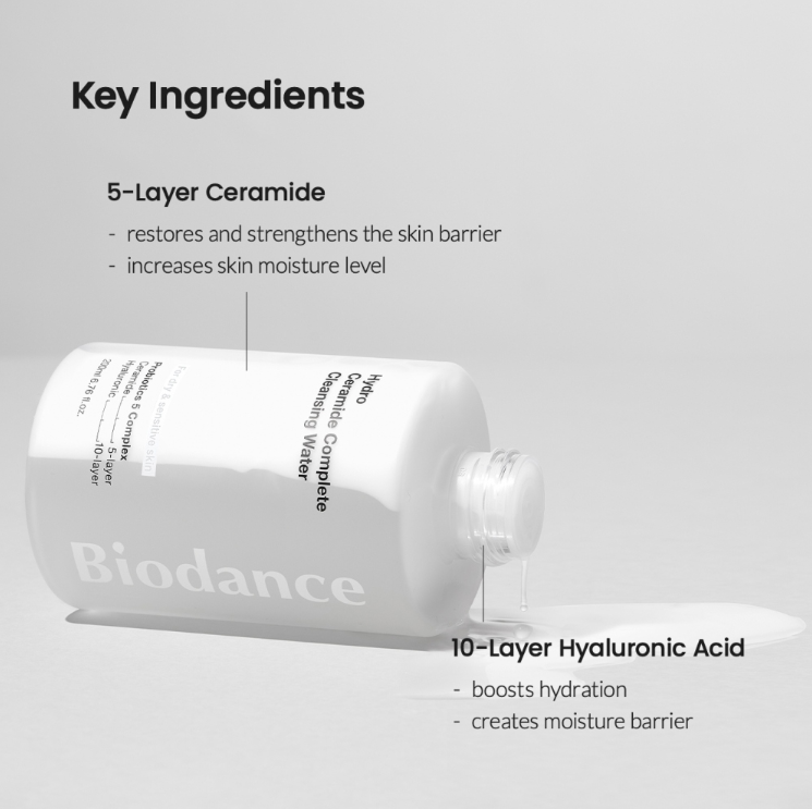 BIODANCE Hydro Céramide Eau Nettoyante Complète 200 ml - My Korean Beauty