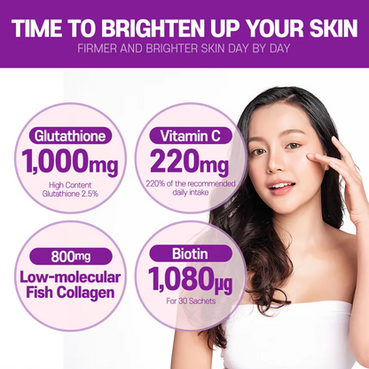BOTO - Glutathione White Small Molecule Collagen C Biotin - My Korean Beauty 