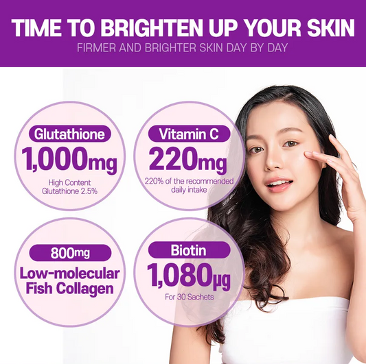 BOTO - Glutathione White Small Molecule Collagen C Biotin - My Korean Beauty 