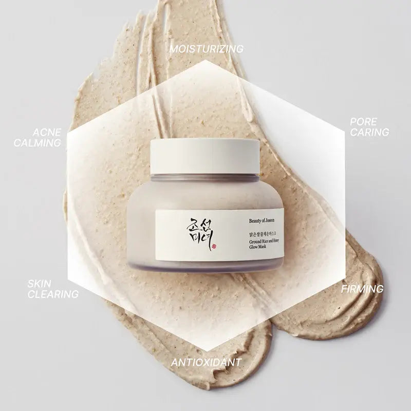 Masque éclat au riz moulu et au miel - Korean Beauty & Healthy