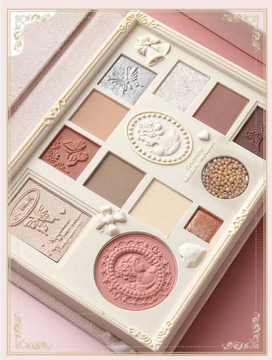 COLORROSE - Lace Embossed Western Makeup Palette - 4 Types - My Korean Beauty 