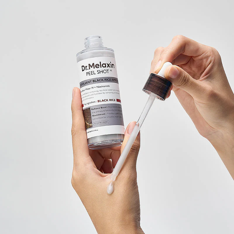 Dr.Melaxin Peel Shot Exfoliant Black Rice Ampoule