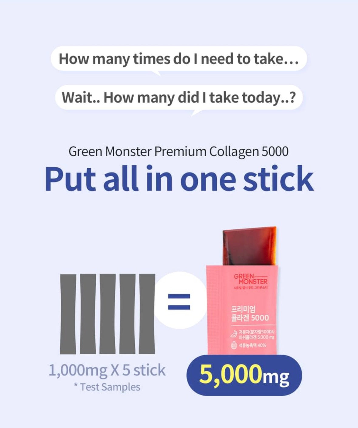 GREEN MONSTER - Premium Collagen 5000