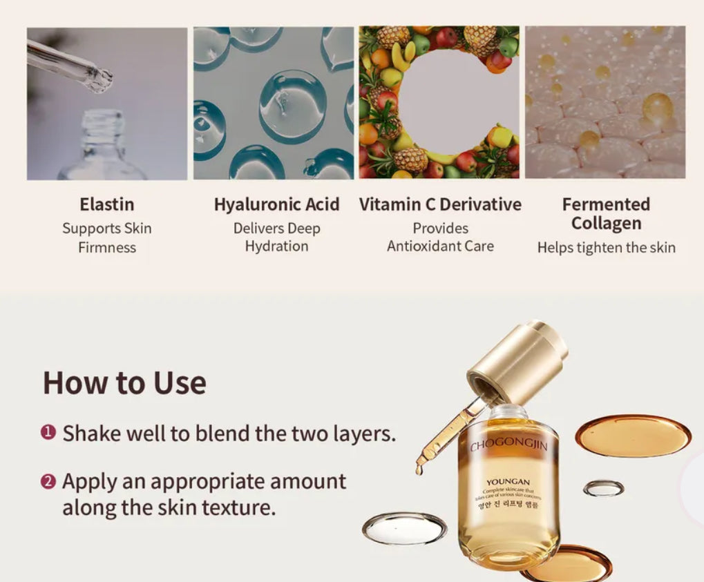 MISSHA - Chogongjin Youngan Jin Lifting Ampoule 30ml