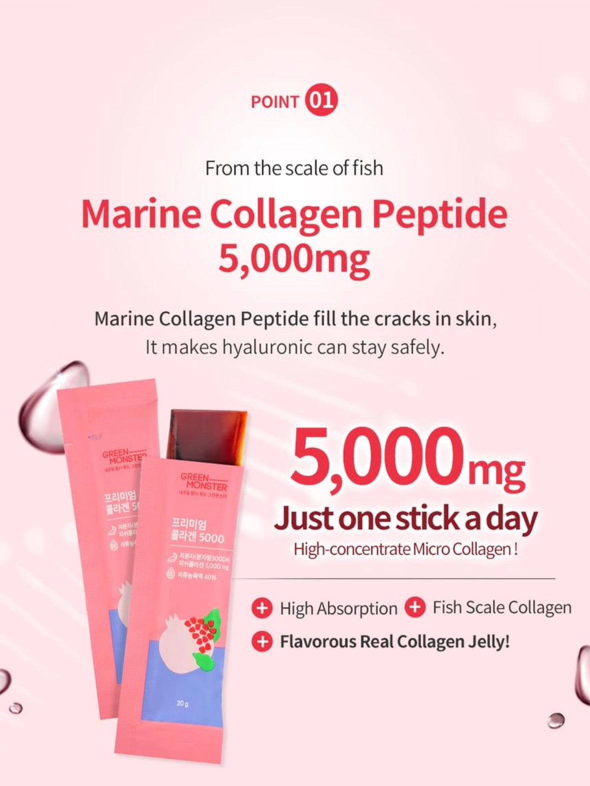 GREEN MONSTER - Premium Collagen 5000