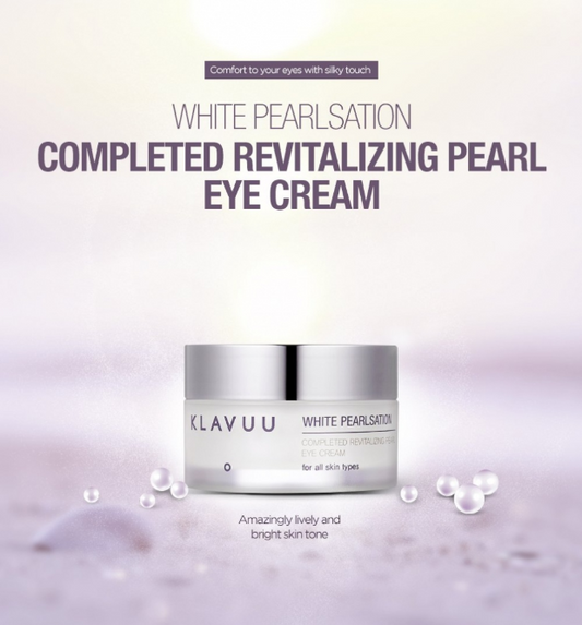 KLAVUU Crème pour les yeux revitalisante aux perles blances - My Korean Beauty