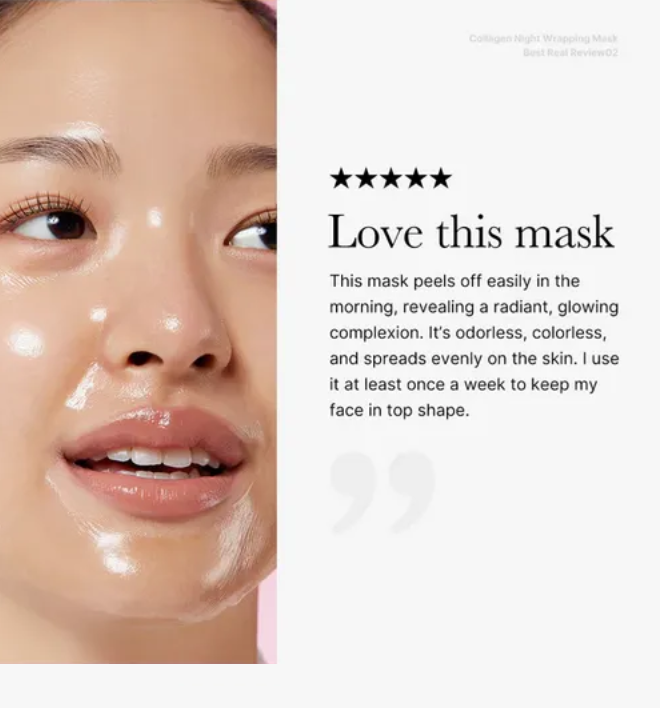 Médicube Masque enveloppement de nuit au COLLAGÈNE 75ml - My Korean Beauty