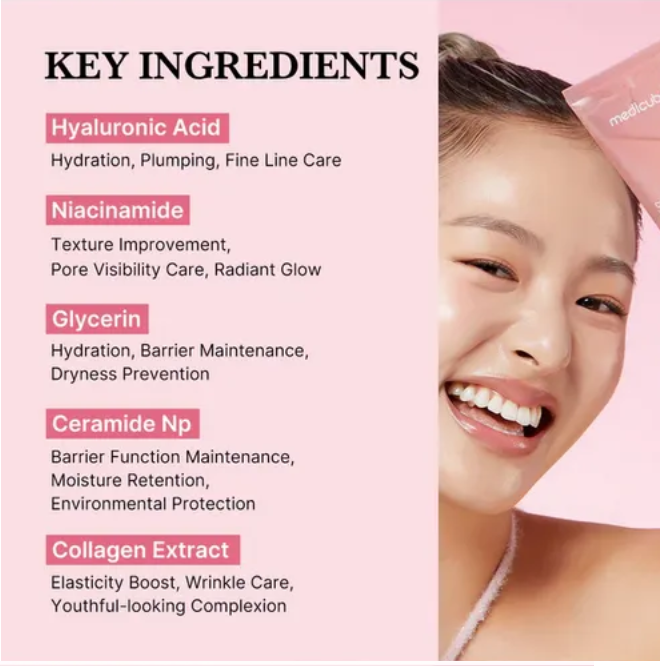 Médicube Masque enveloppement de nuit au COLLAGÈNE 75ml - My Korean Beauty
