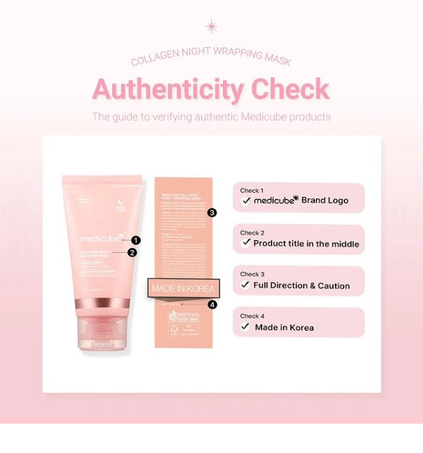 Médicube Masque enveloppement de nuit au COLLAGÈNE 75ml - My Korean Beauty