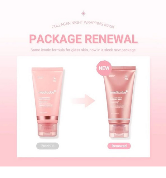 Médicube Masque enveloppement de nuit au COLLAGÈNE 75ml - My Korean Beauty