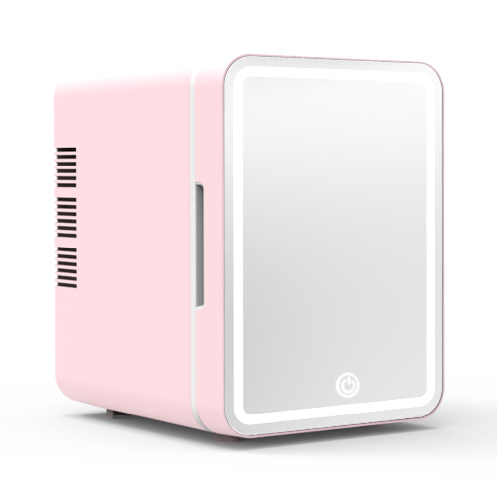 Mini Frigo Cosmetique 12V/220V, Chaud/Froid, Miroire Led - My Korean Beauty 