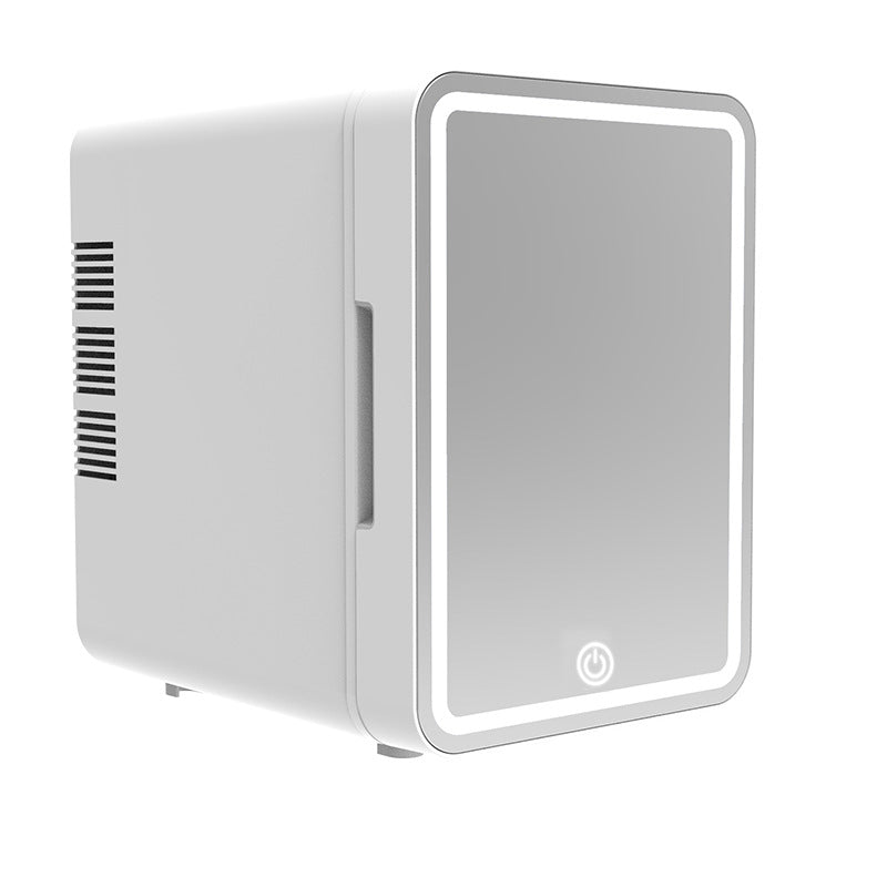 Mini Frigo Cosmetique 12V/220V, Chaud/Froid, Miroire Led - My Korean Beauty 
