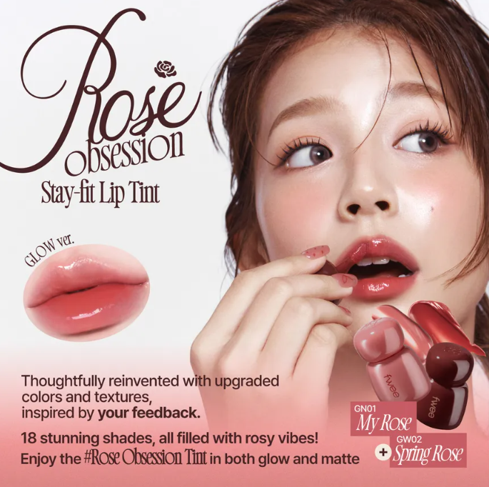 fwee - Rose Obsession Stay-Fit Lip Tint