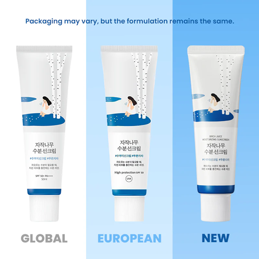 ROUND LAB Birch Juice Moisturizing Sun Cream SPF50+ PA++++ - My Korean Beauty 