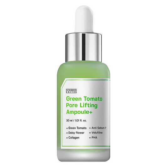 SUNGBOON EDITOR Green Tomato Pore Lifting Ampoule+ My Korean Beauty