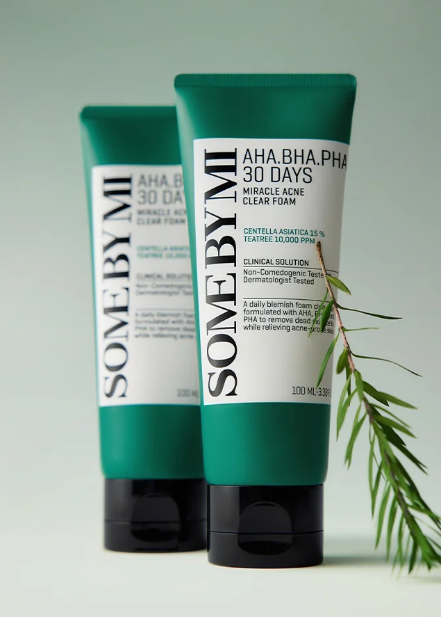 Some By Mi Mousse anti-acné miracle 30 jours AHA BHA PHA - My Korean Beauty
