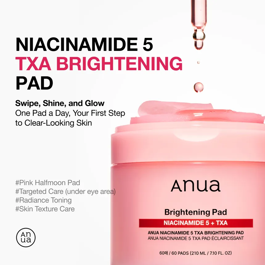Anua - Niacinamide 5 TXA Brightening Pad - Pads anti-taches niacinamide