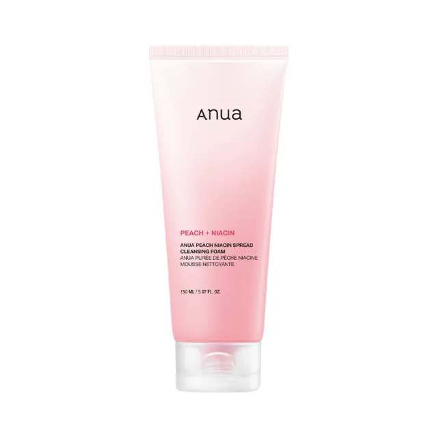 Anua - Peach Niacin Spread Cleansing Foam - Mousse nettoyante éclaircissante
