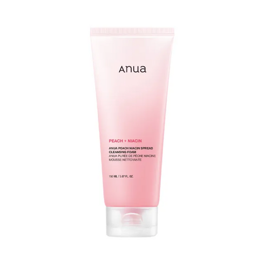 Anua - Peach Niacin Spread Cleansing Foam - Mousse nettoyante éclaircissante