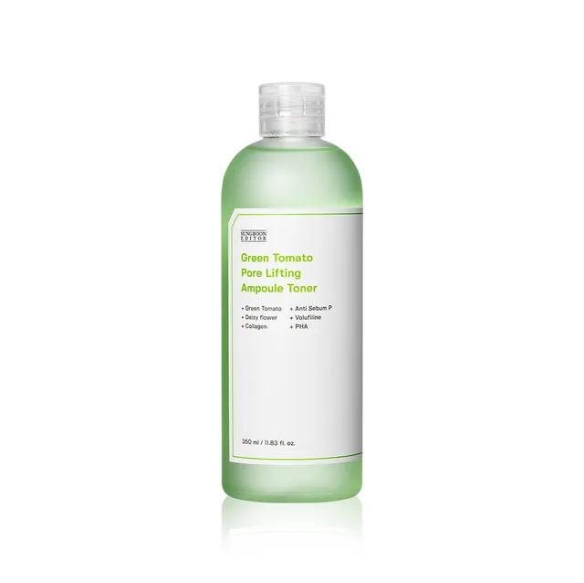 SUNGBOON EDITOR - Green Tomato Pore Lifting Ampoule Toner - Tonique exfoliant