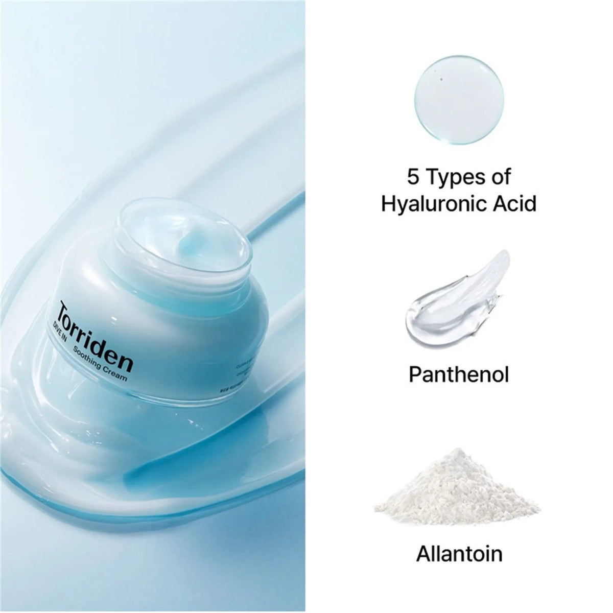 torriden-creme-acide-hyaluronique-5d-apaisante - My Korean Beauty 