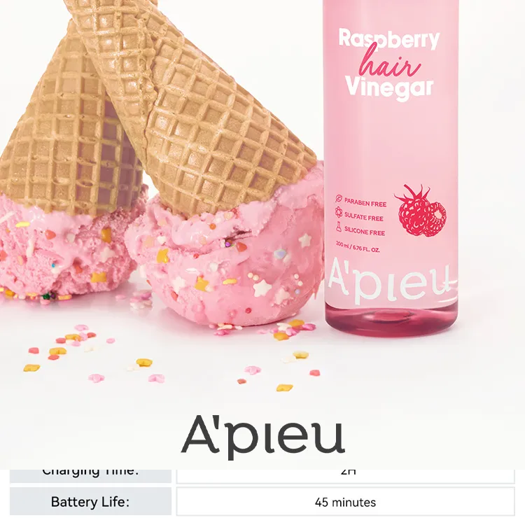 A'PIEU Vinaigre capillaire à la framboise